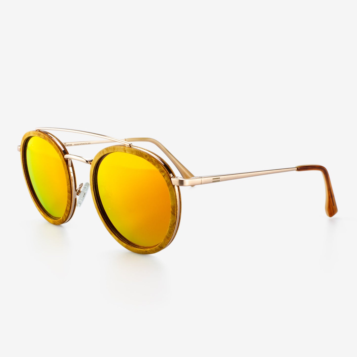 Ponce - Metal & Wood Sunglasses